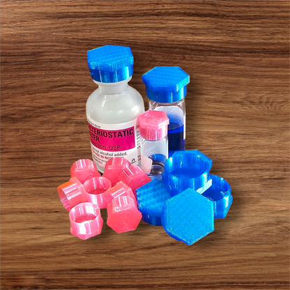 10 Vial caps for 10ml or 3 ml vials